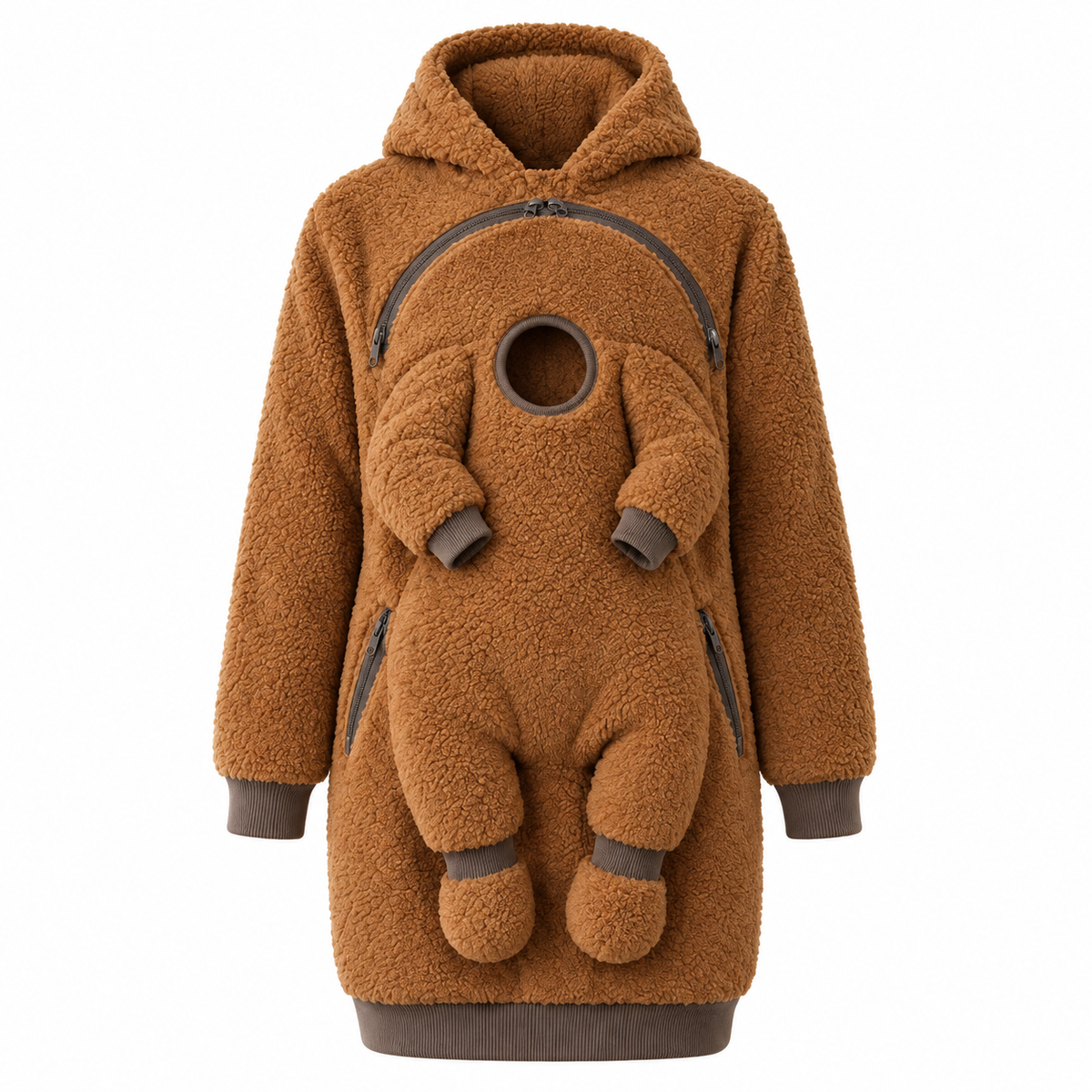 2-in-1 Mom & Baby Cuddle Hoodie