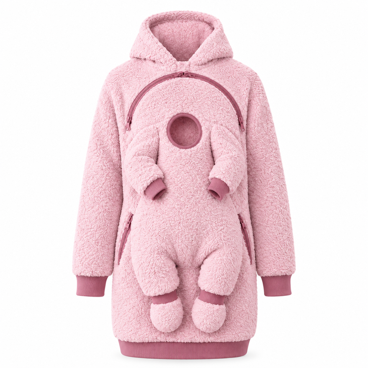 2-in-1 Mom & Baby Cuddle Hoodie