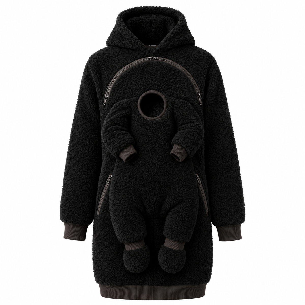 2-in-1 Mom & Baby Cuddle Hoodie