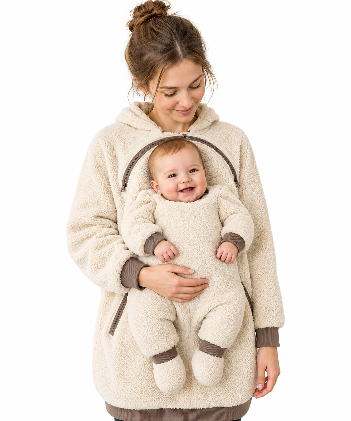 2-in-1 Mom & Baby Cuddle Hoodie